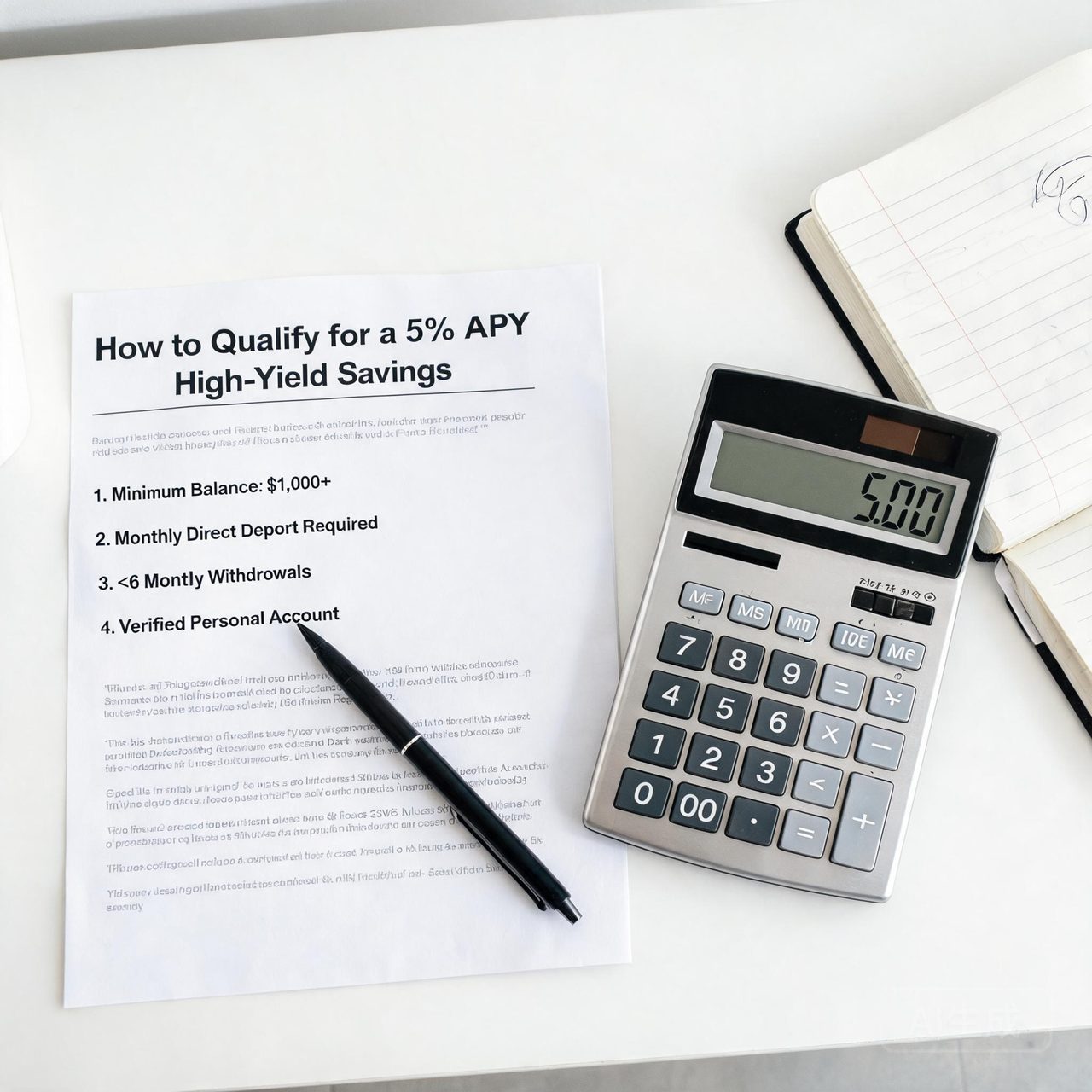 How to Qualify for a 5% APY High-Yield Savings Acc